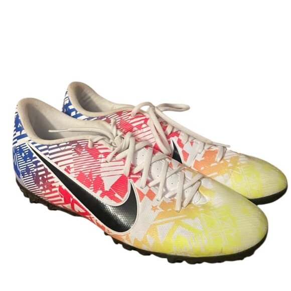 Neymar Jr. x Mercurial Vapor 13 Academy TF Prismatico Men’s 7.5 Soccer Cleats - Picture 1 of 10